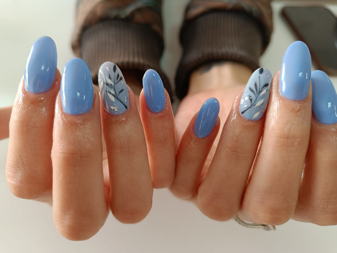 101 Light Blue Nails